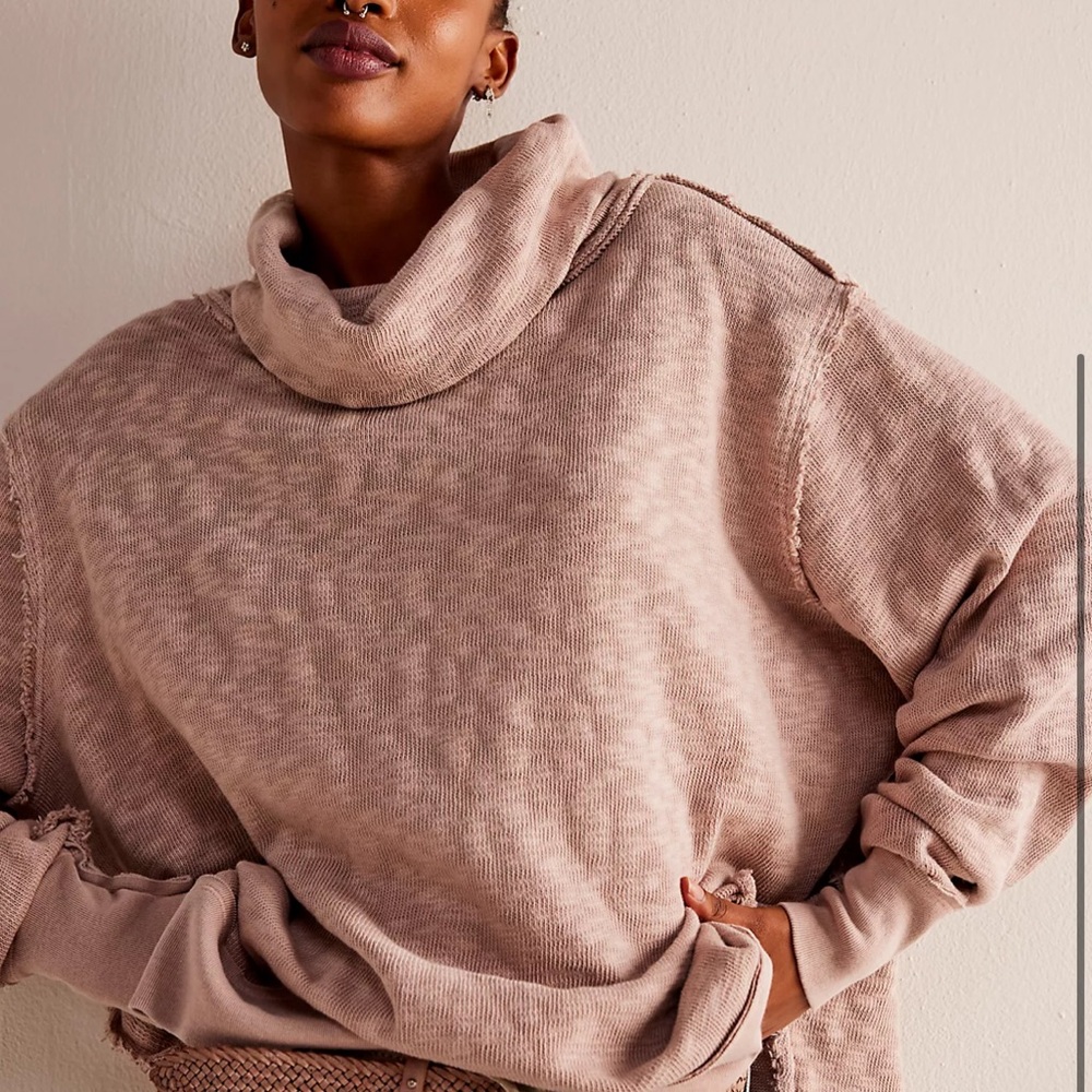 We the free Timmy turtleneck ivory